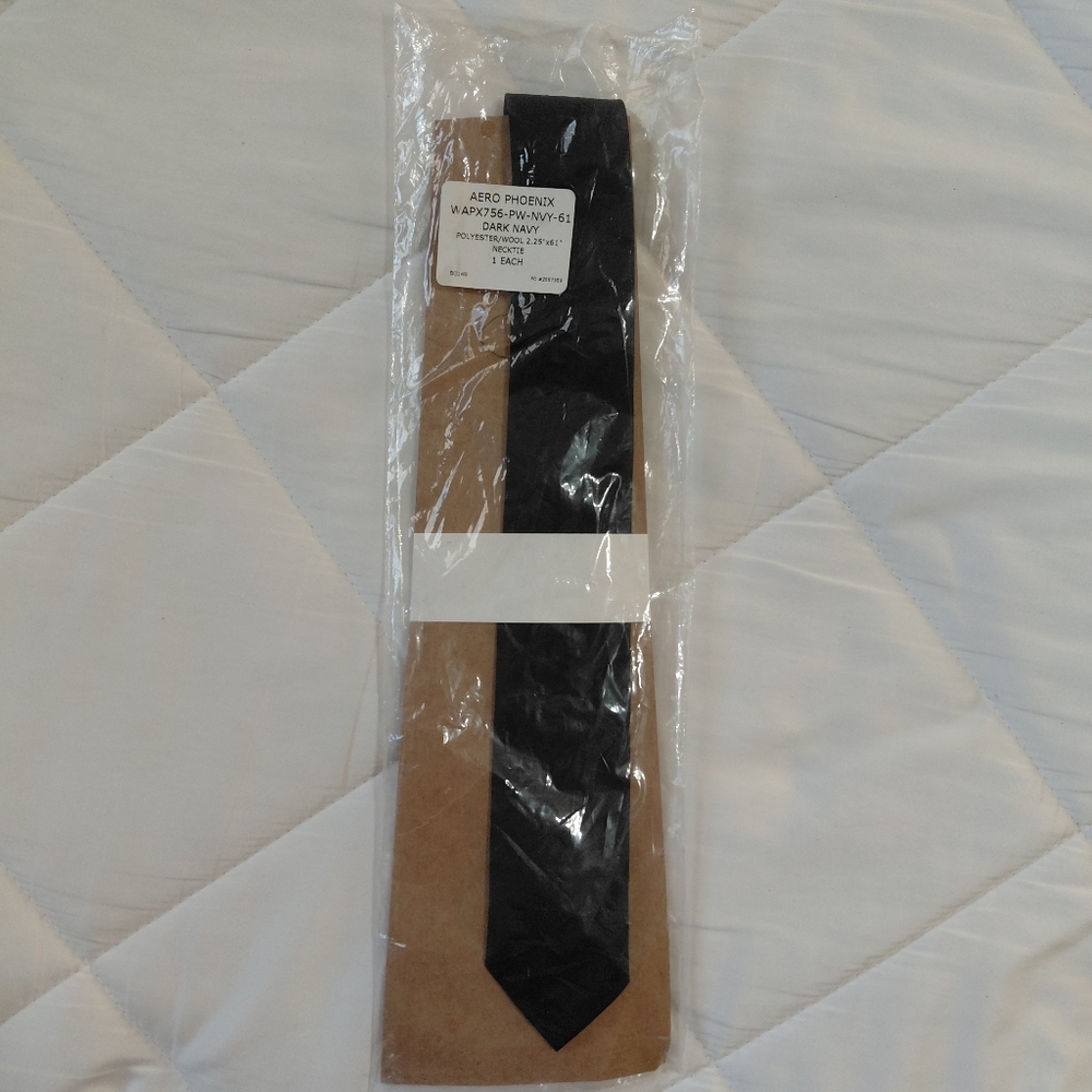 New Aero Phoenix Navy Blue Necktie 61"